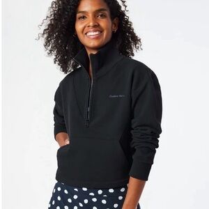 Outdoor Voices Cotton Terry 1/2-Zip Sweatshirt GUC